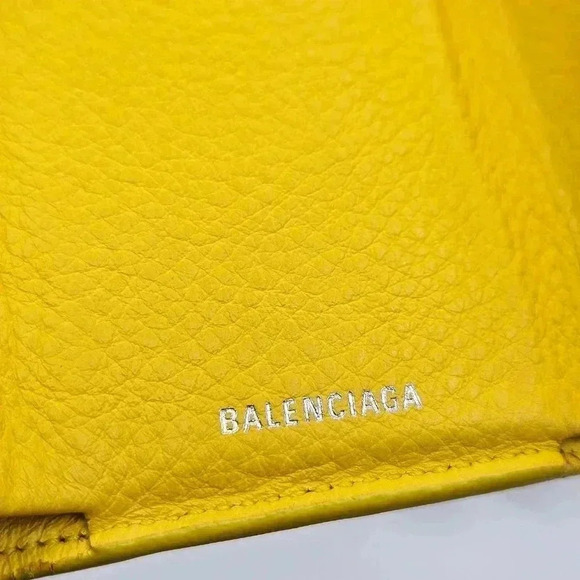 Balenciaga Papier 3Fold-Flap Leather  Wallet Leather - Picture 11 of 15
